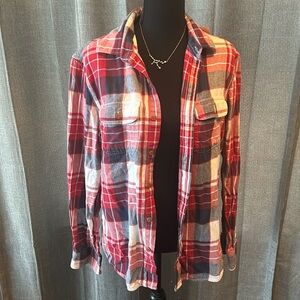 Red Old Navy Flannel